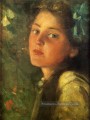 Un regard mélancolique Impressionniste James Carroll Beckwith